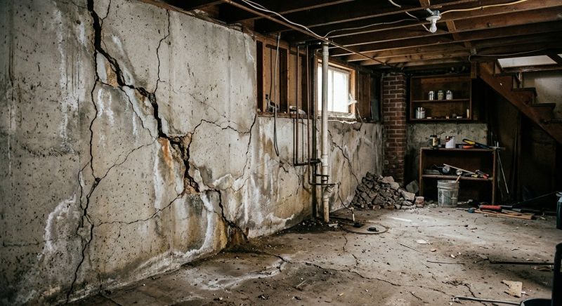Basement Crack Repair in Waltham, MA