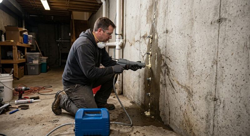 Basement Foundation Repair in Hopkinton, MA