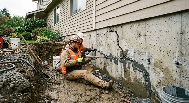 Basement Foundation Repair in Norfolk, MA