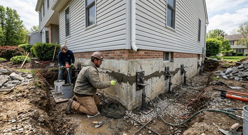 Basement Foundation Repair in Stoneham, MA