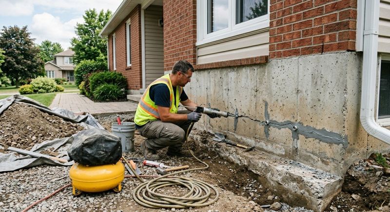Basement Foundation Repair in Wayland, MA