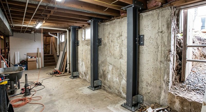 Basement Stabilization in Waltham, MA