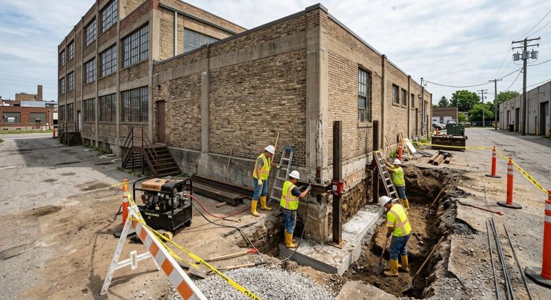 Building Foundation Repair in Charlestown, MA