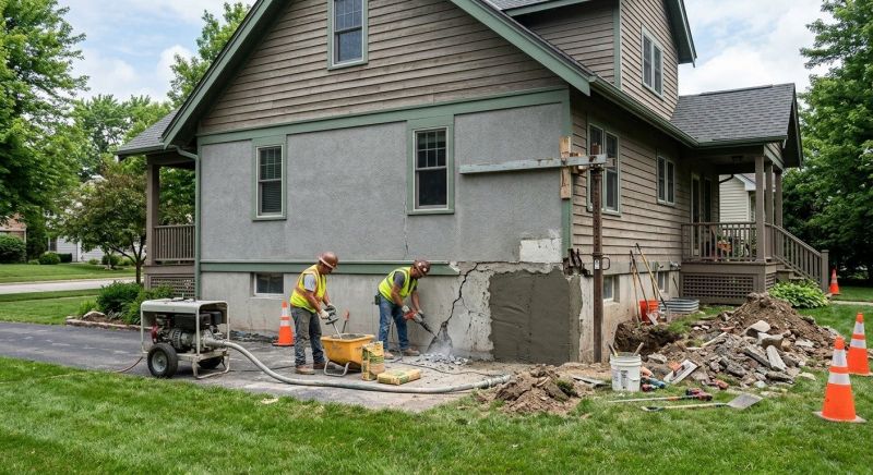 Building Foundation Repair in Waltham, MA