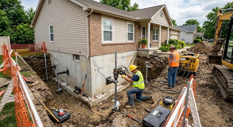 Building Foundation Repair in Lincoln, MA