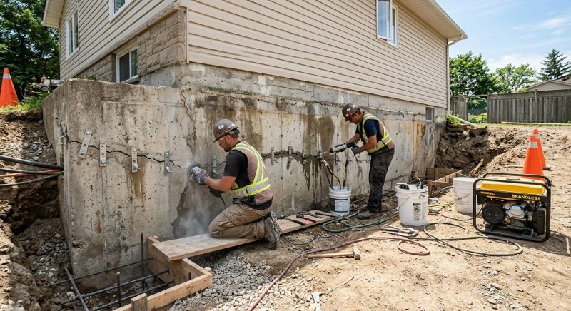 Concrete Foundation Repair in Harvard, MA