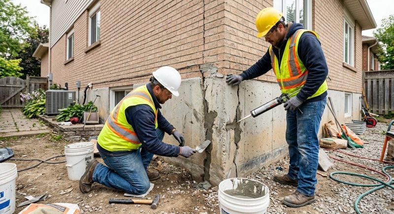 Concrete Foundation Repair in Hull, MA