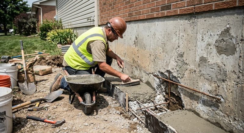 Concrete Foundation Repair in Roslindale, MA
