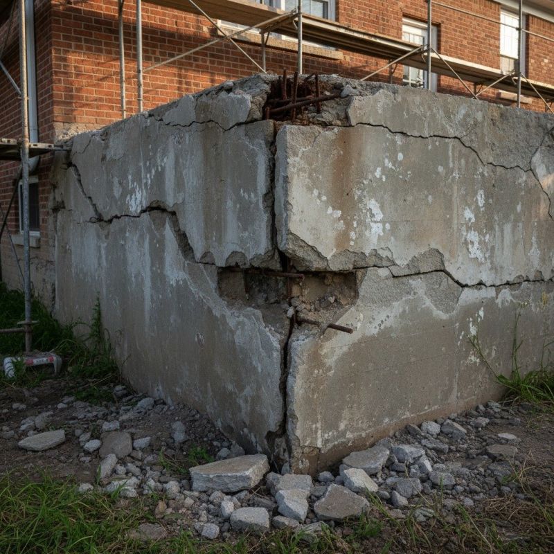 Cracked Foundation Repair in Walpole, MA