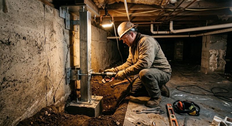 Crawlspace Foundation Repair in Abington, MA