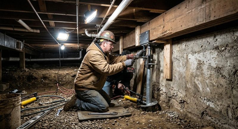 Crawlspace Foundation Repair in Chelsea, MA
