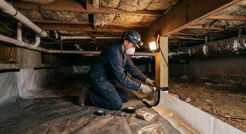 Crawlspace Repair in Waltham, MA