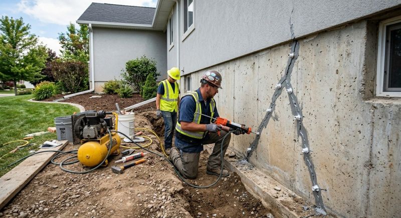 Foundation Damage Repair in Holbrook, MA