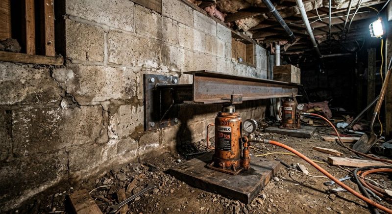 Foundation Jacking in Andover, MA