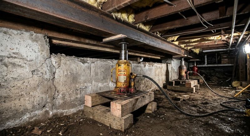 Foundation Jacking in Bolton, MA