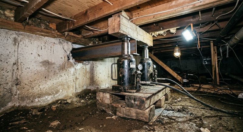 Foundation Jacking in Brookline, MA