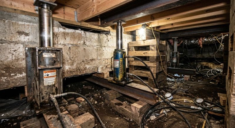 Foundation Jacking in Chelmsford, MA