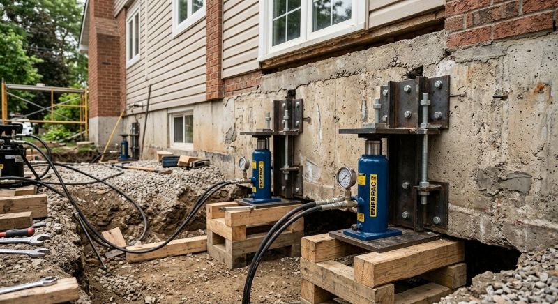 Foundation Jacking in Middlesex County, MA