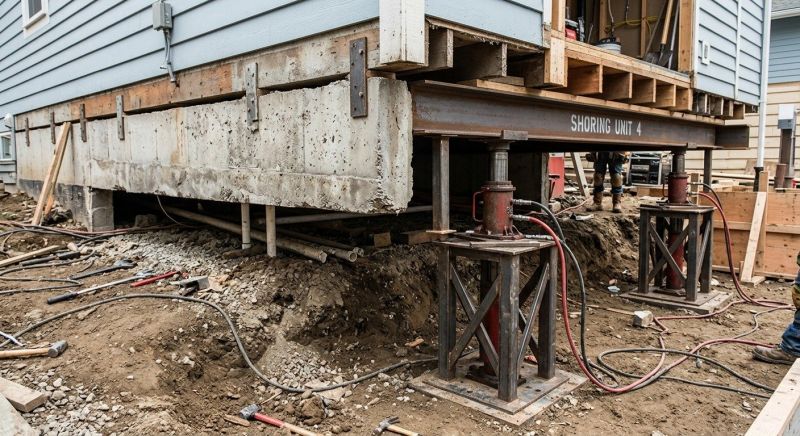Foundation Jacking in Weymouth, MA