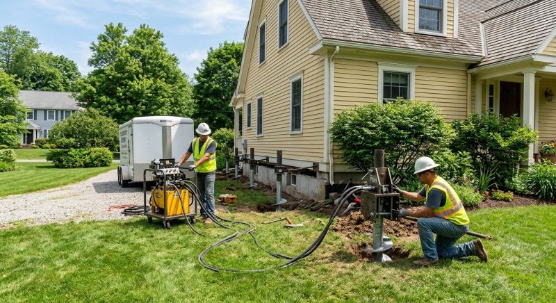 Foundation Lifting in Ayer, MA