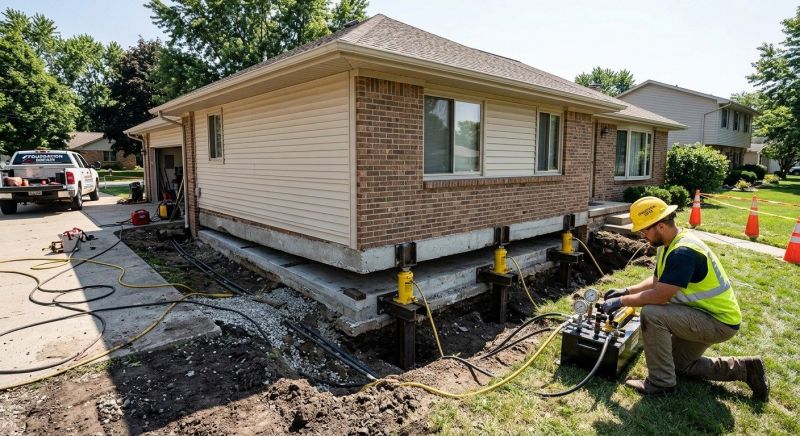 Foundation Lifting in Beverly, MA