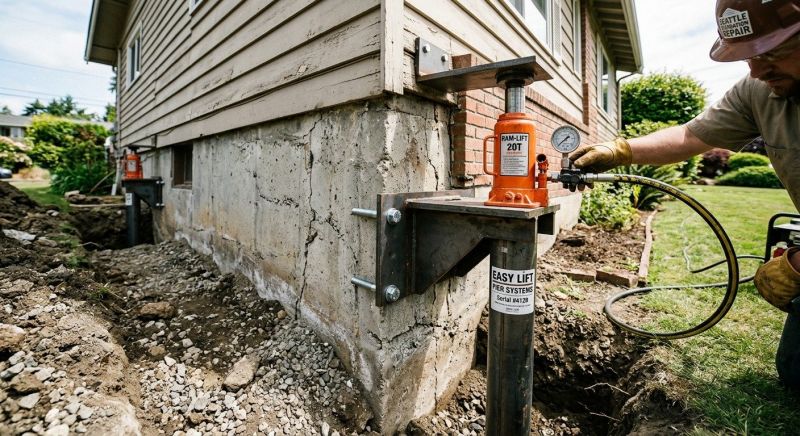 Foundation Lifting in Charlestown, MA