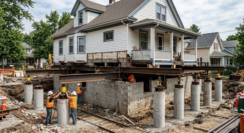 Foundation Raising in Hingham, MA