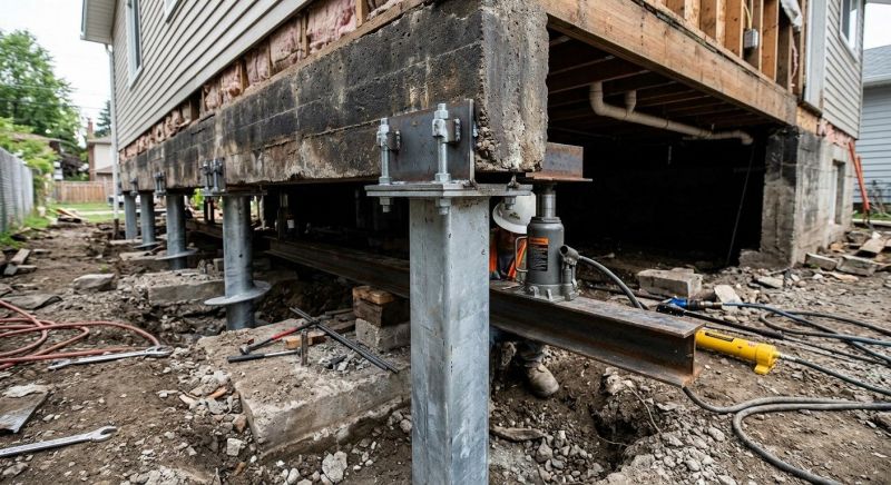 Foundation Raising in West Roxbury, MA
