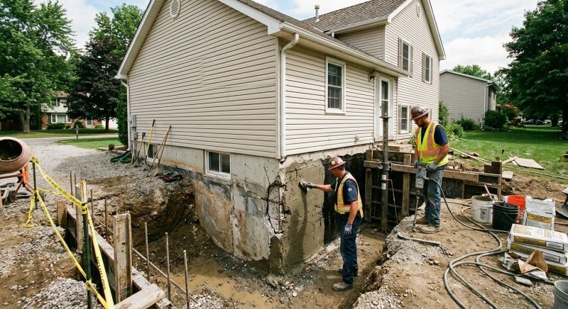 Foundation Restoration in Waltham, MA