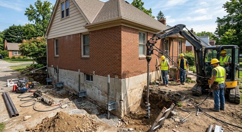 Foundation Stabilizing in Chelmsford, MA