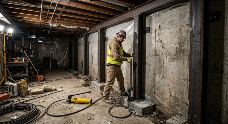 Foundation Stabilizing in Holliston, MA