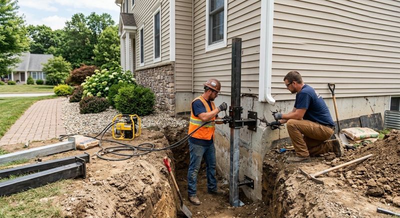Foundation Stabilizing in South Walpole, MA