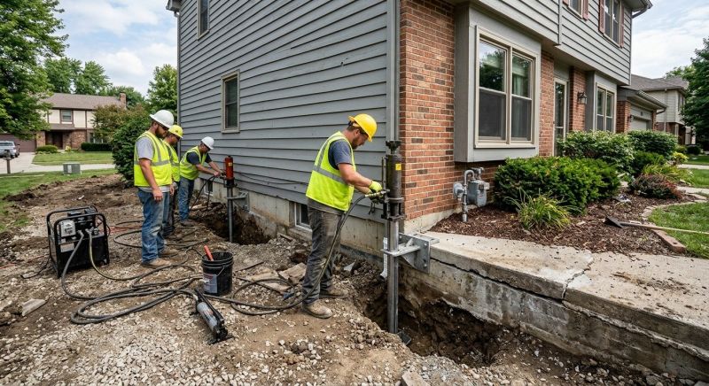Foundation Stabilizing in Wellesley, MA