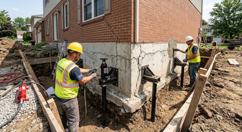 Foundation Structural Repair in Lowell, MA