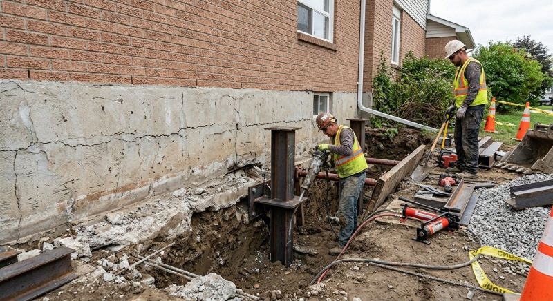 Foundation Structural Repair in Methuen, MA