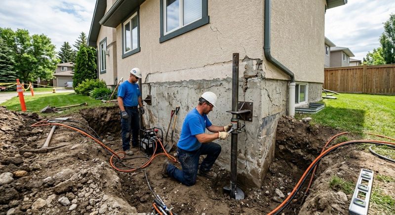 Helical Pile Installation in Waltham, MA