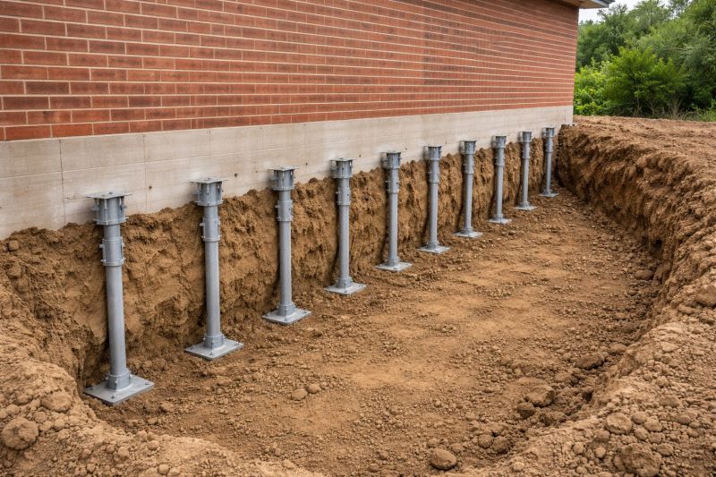 Helical Pile Installation in Waltham, MA