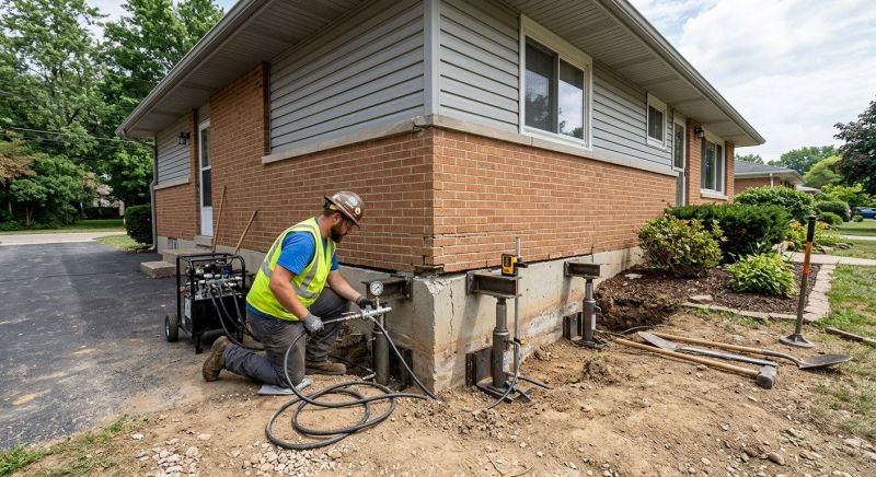Home Foundation Leveling in Burlington, MA