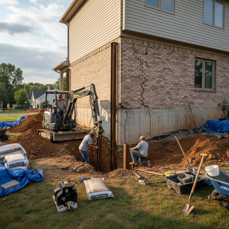 Home Foundation Repair in East Walpole, MA