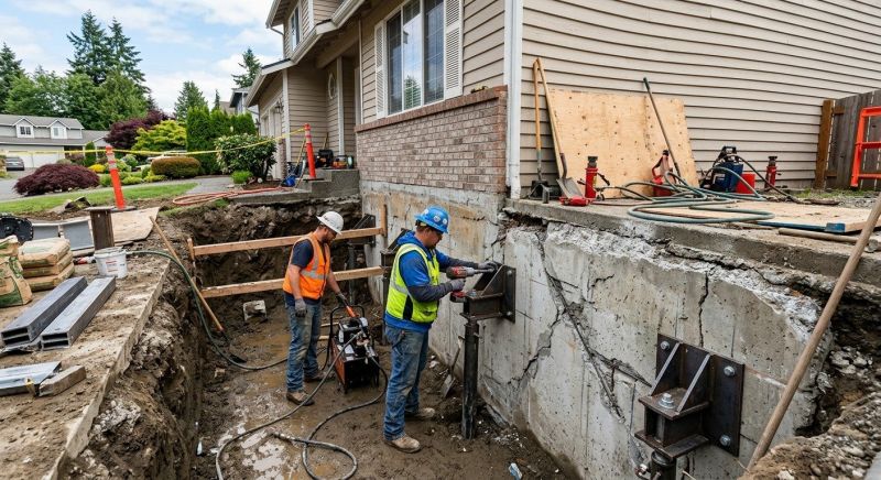 Home Foundation Repair in Lawrence, MA