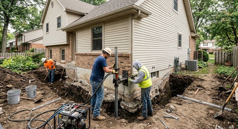 Home Foundation Repair in Milford, MA