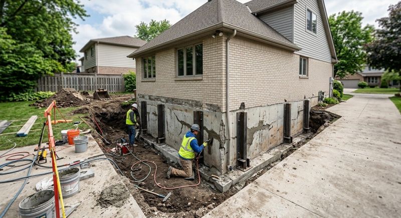 House Foundation Repair in Brockton, MA