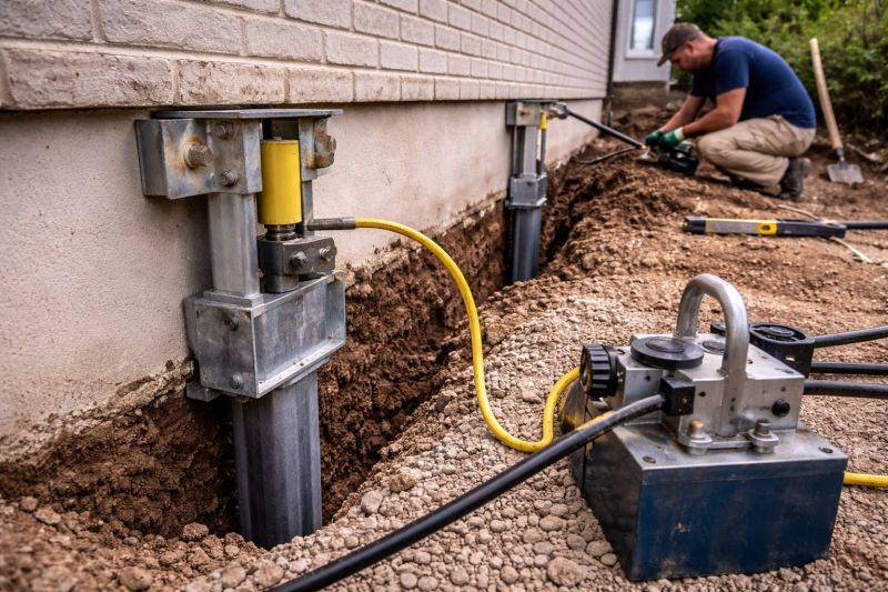 Sinking Foundation Repair in Danvers, MA