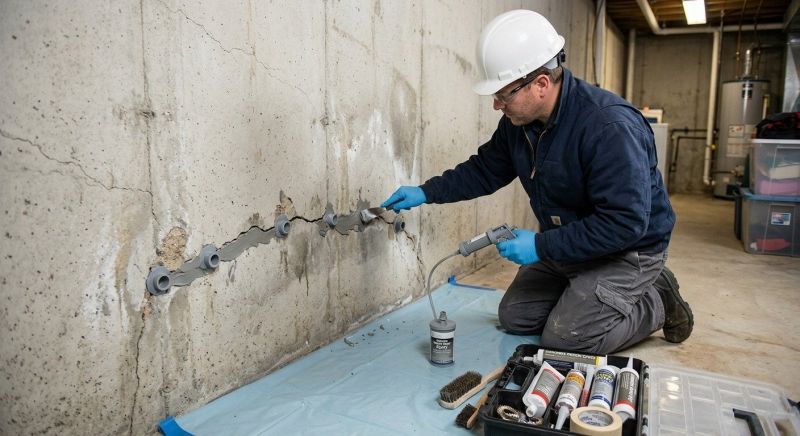 Structural Crack Repair in Waltham, MA