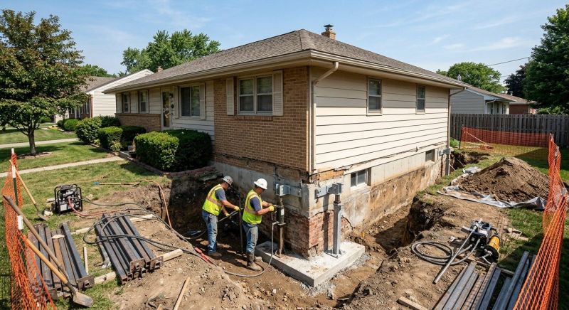 Structural Foundation Repair in Chelmsford, MA