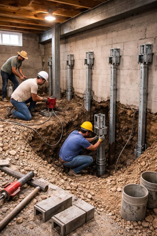 Structural Underpinning in Waltham, MA