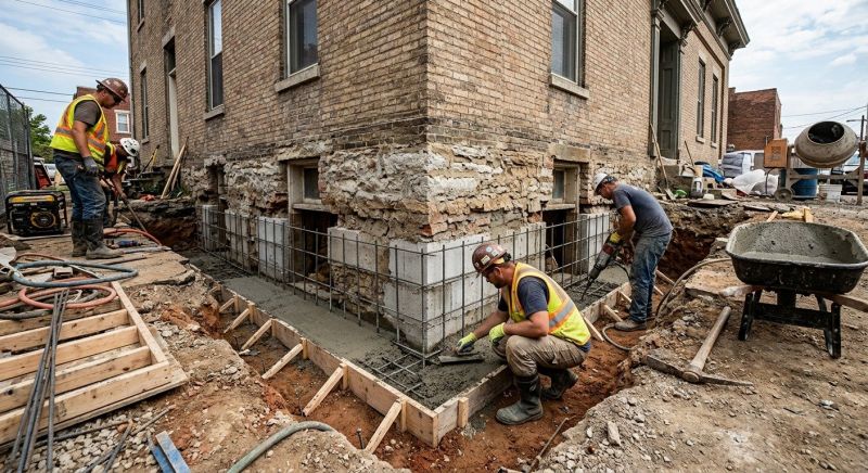 Underpinning Repair in Waltham, MA