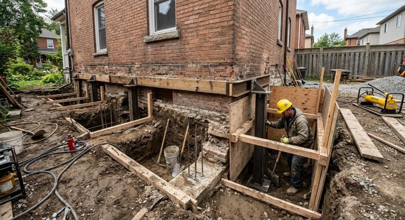 Underpinning Repair in Waltham, MA